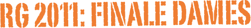 RG 2011: FINALE Dames