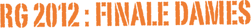RG 2012 : FINALE Dames