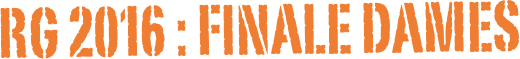 RG 2016 : FINALE Dames