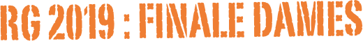 RG 2019 : FINALE Dames